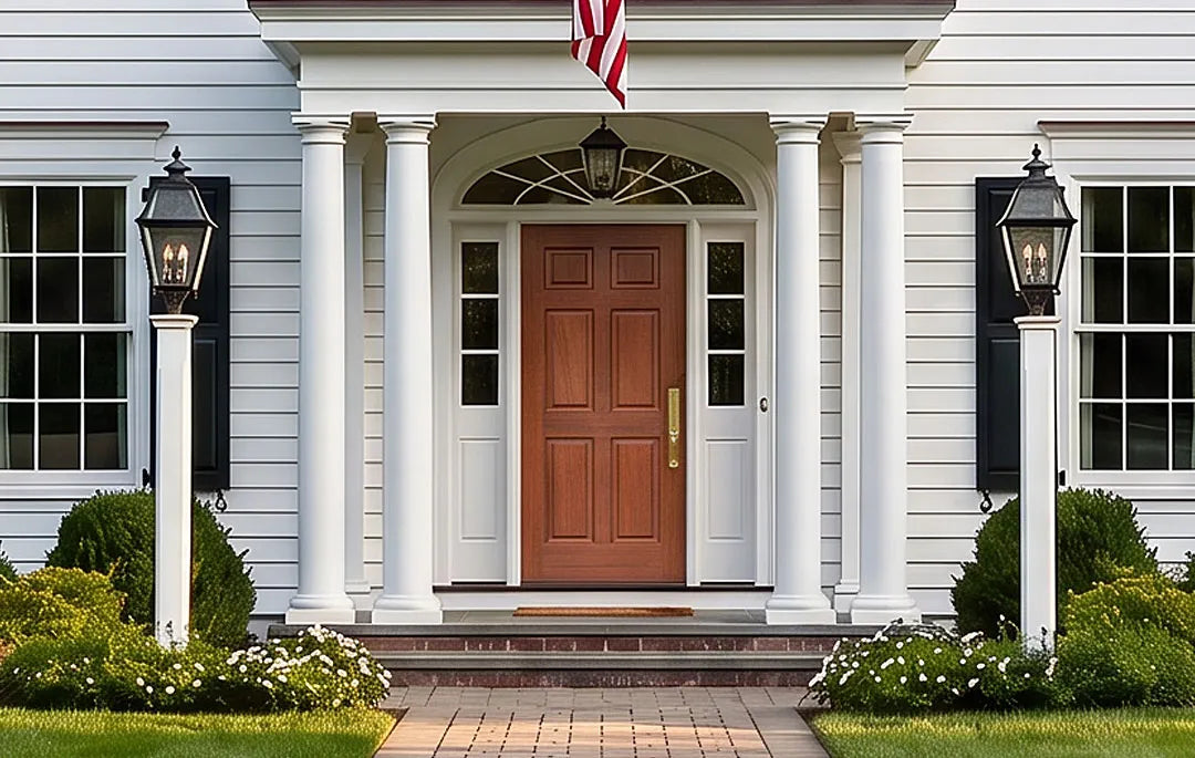 Custom Vintage Door in a Colonial home