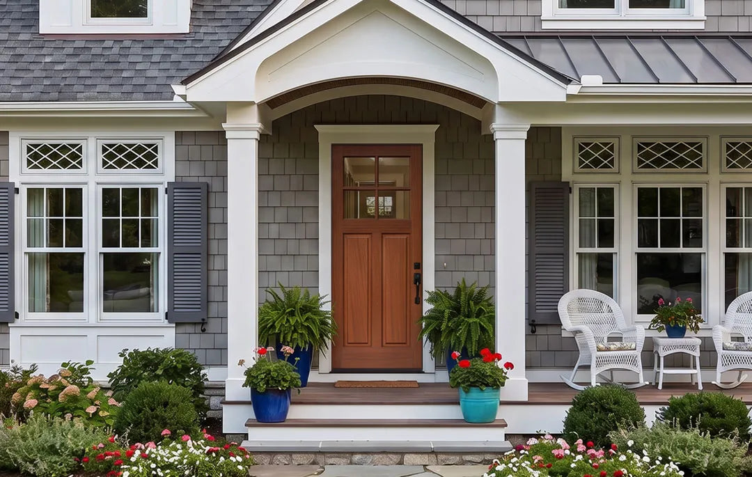 Custom Vintage Door in a Cottage home