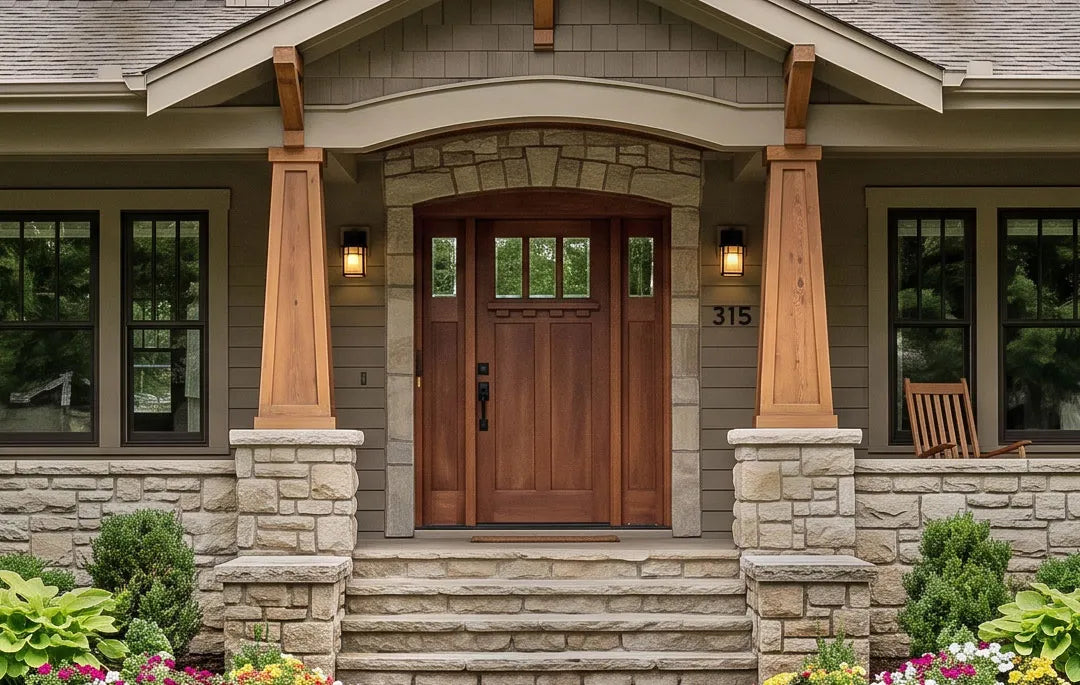 Custom Vintage Door in a Craftsman Doors home