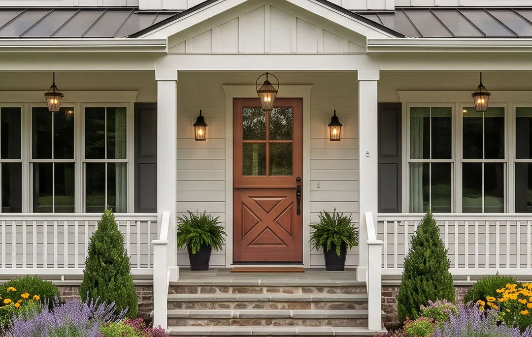 Custom Vintage Door in a Farmhouse home