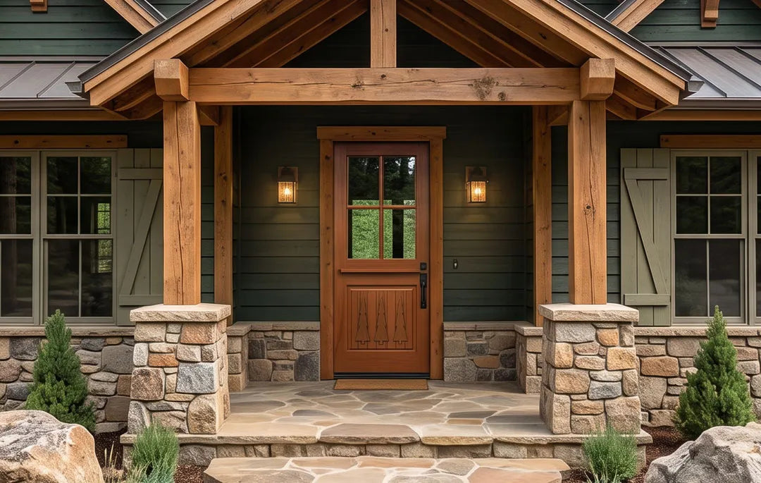 Custom Vintage Door in a Rustic home