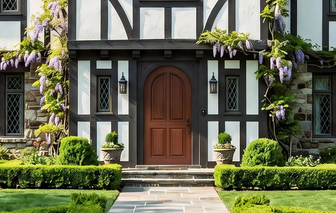 Custom Vintage Door in a Tudor home