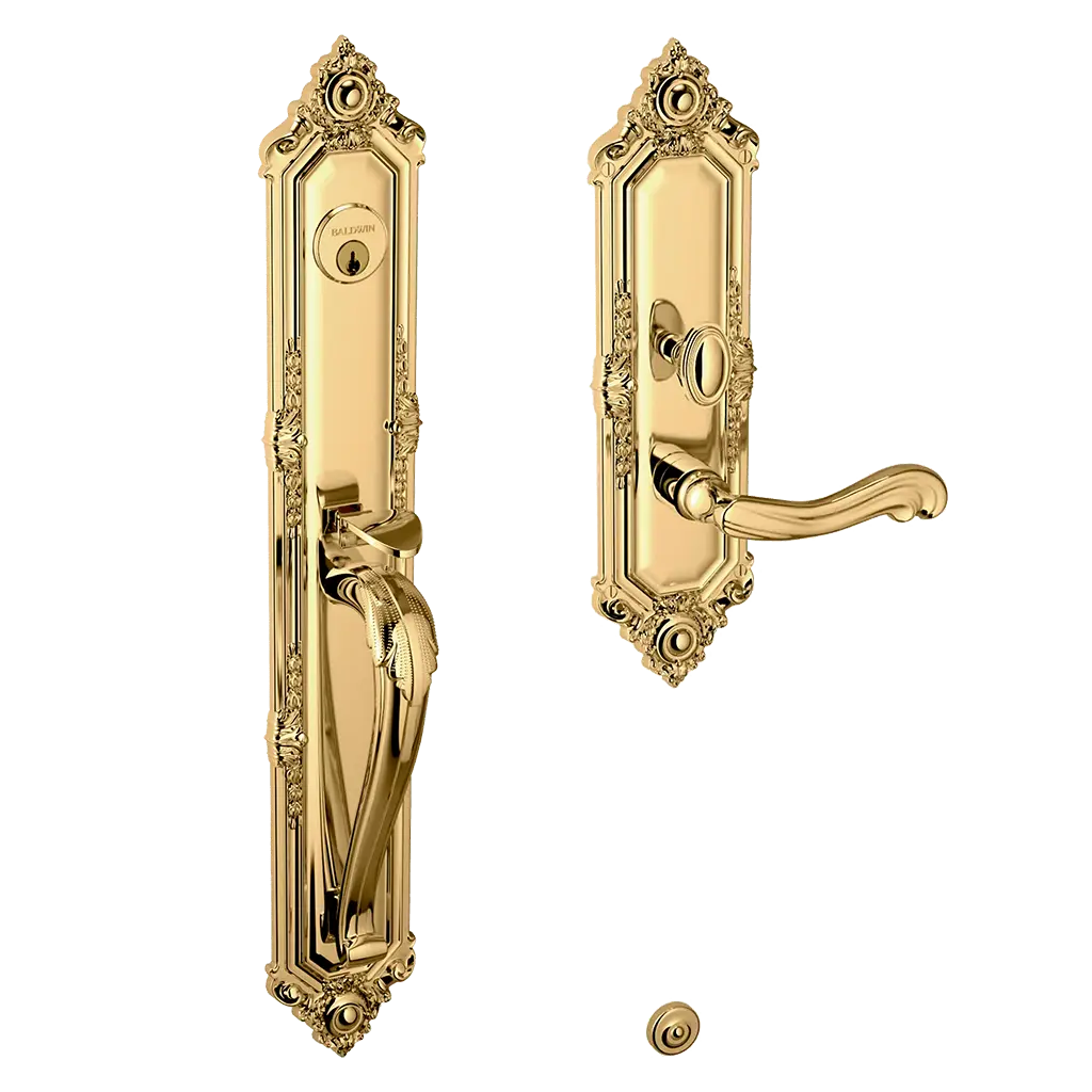 Kensington Mortise Handleset Entry Set with Interior Lever