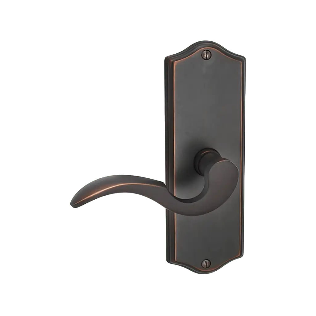 Colonial Non-keyed 7-1/8 Inch Overall Sideplate Lock with Cortina Lever