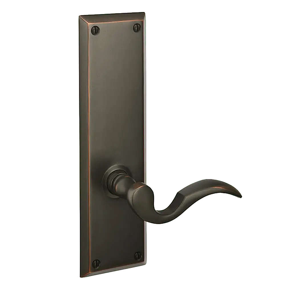 Quincy Non-keyed 9 Inch Overall Sideplate Lock with Cortina Lever