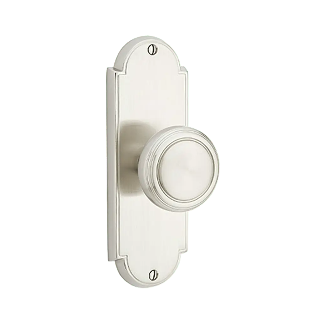 Delaware Non-keyed 7-1/8 Inch Overall Sideplate Lock with Norwich Knob