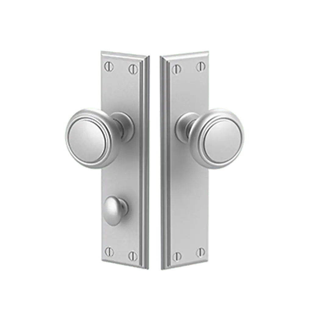 Merit Rectangular Knob/Knob Screen Door Lock