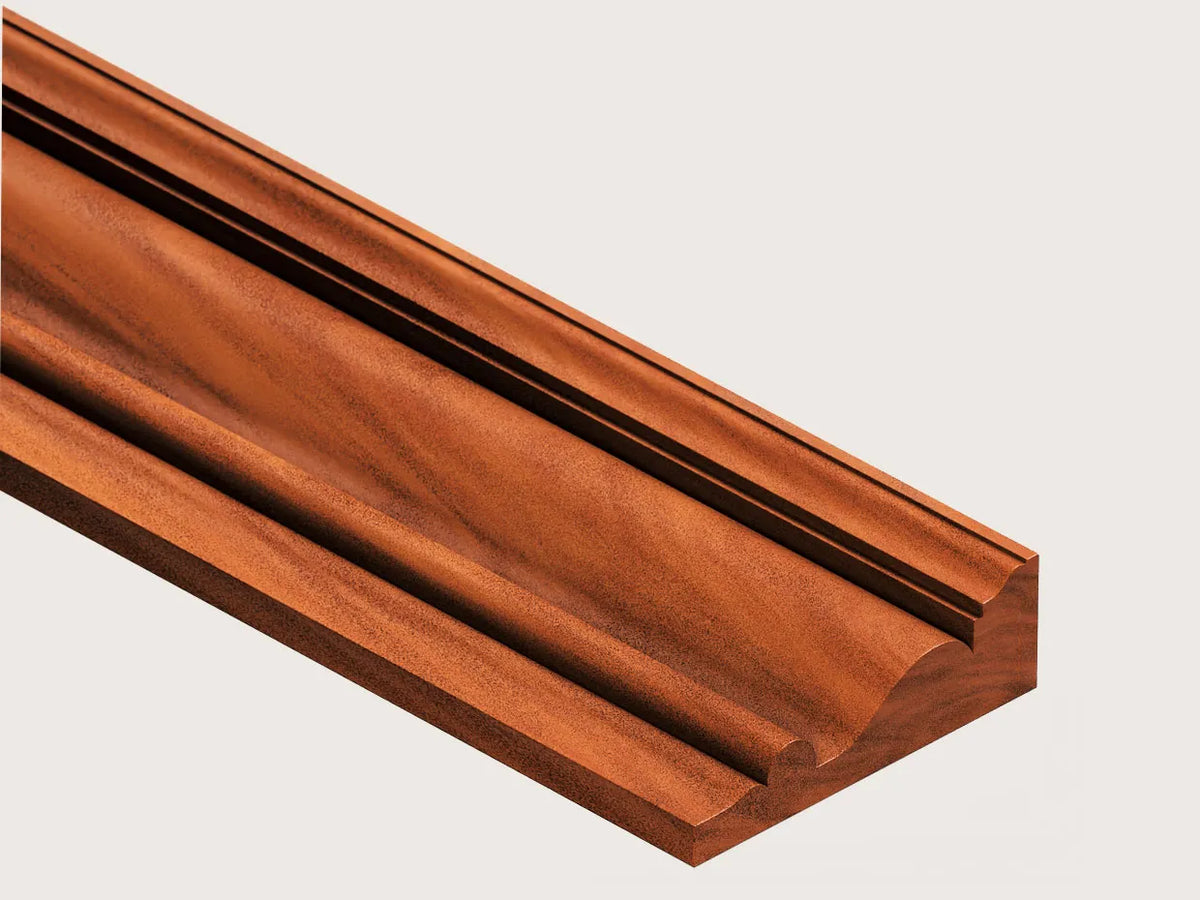 Vintage Doors wide casing in african mahogany