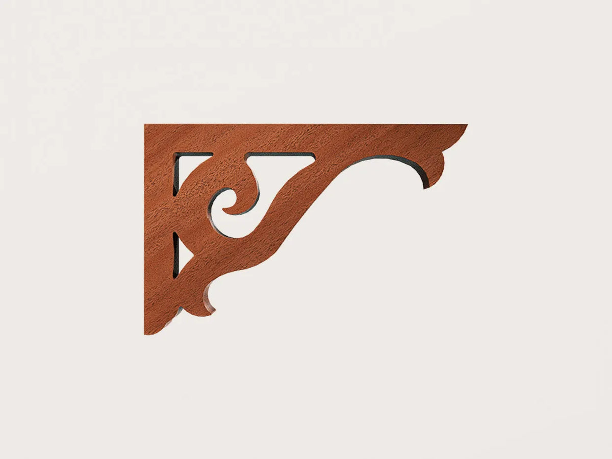 Vintage Doors solid wood victorian corner bracket