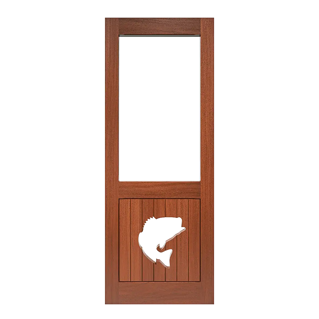 Bass Rustic Screen & Storm Door