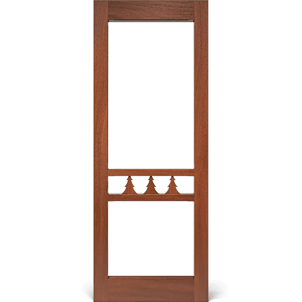 Evergreen Rustic Screen & Storm Door