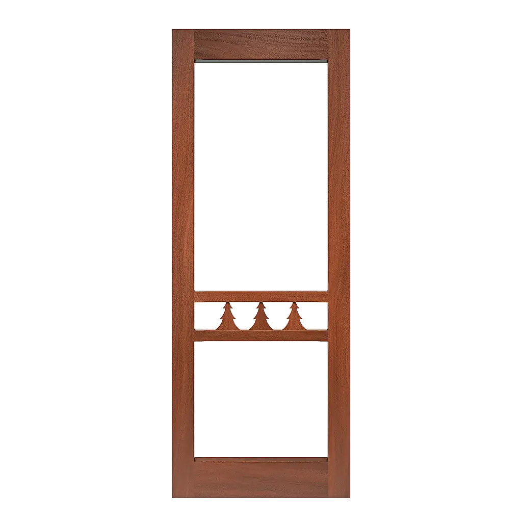 Evergreen Rustic Screen & Storm Door