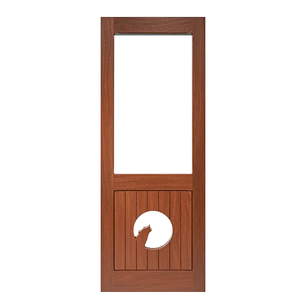 Full Moon Rustic Screen & Storm Door