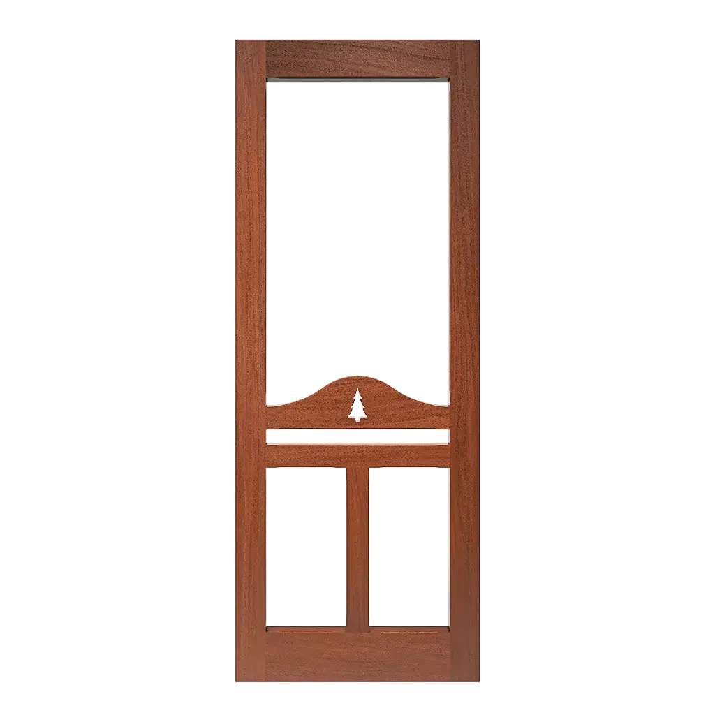 Lake View Rustic Screen & Storm Door
