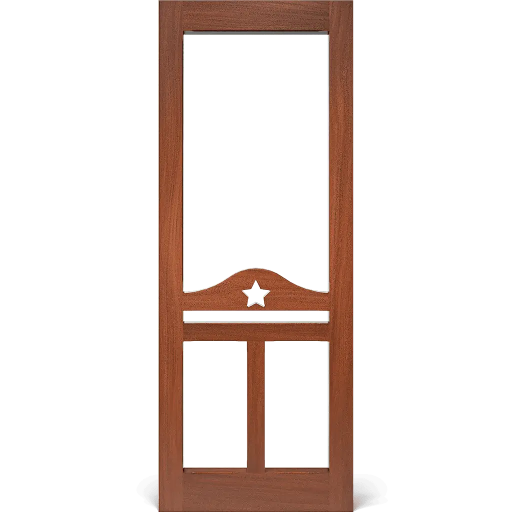 Lone Star Rustic Screen & Storm Door