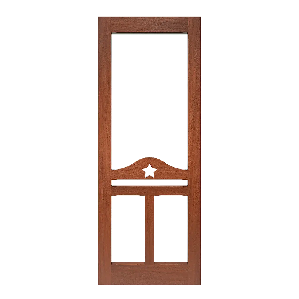 Lone Star Rustic Screen & Storm Door
