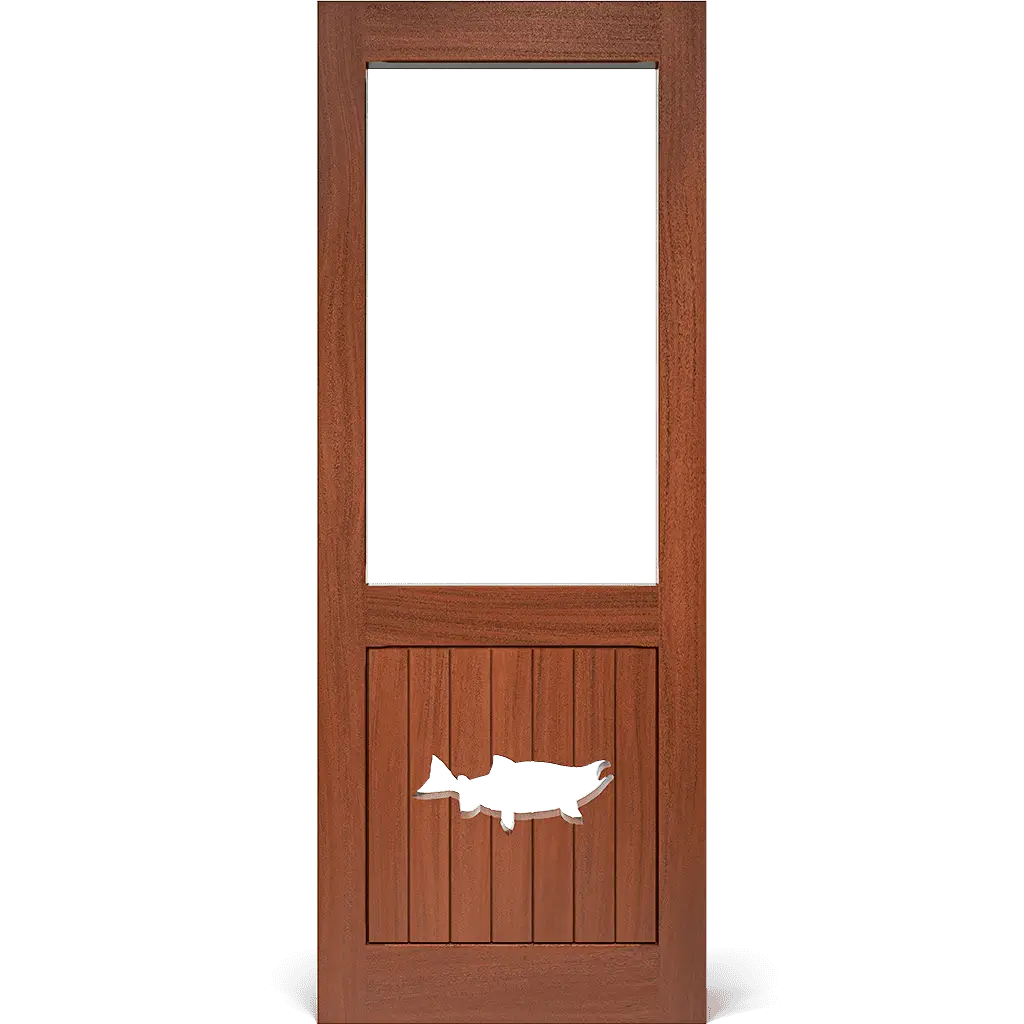 Salmon Rustic Screen & Storm Door