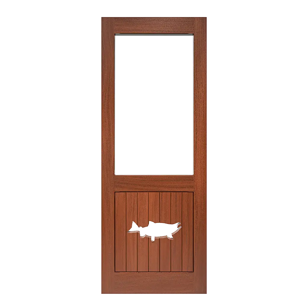 Salmon Rustic Screen & Storm Door
