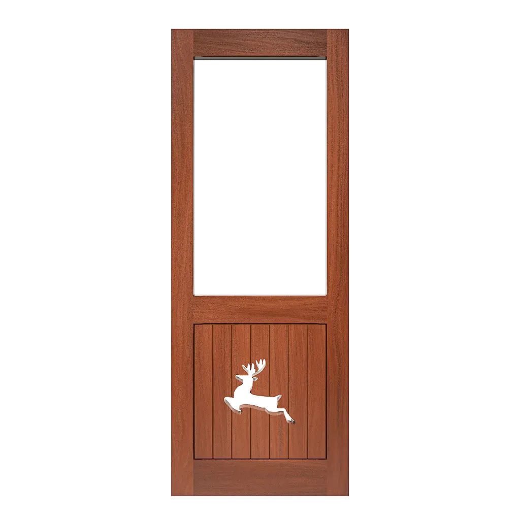 Whitetail Rustic Screen & Storm Door