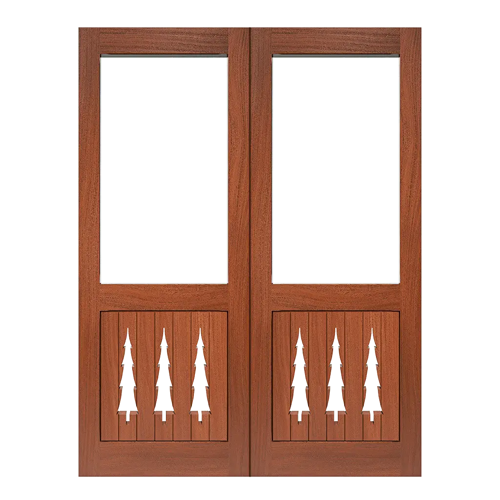 Wilderness Rustic Double Screen & Storm Door