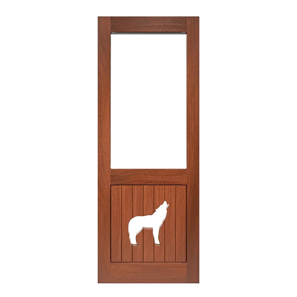 Wolf Rustic Screen & Storm Door