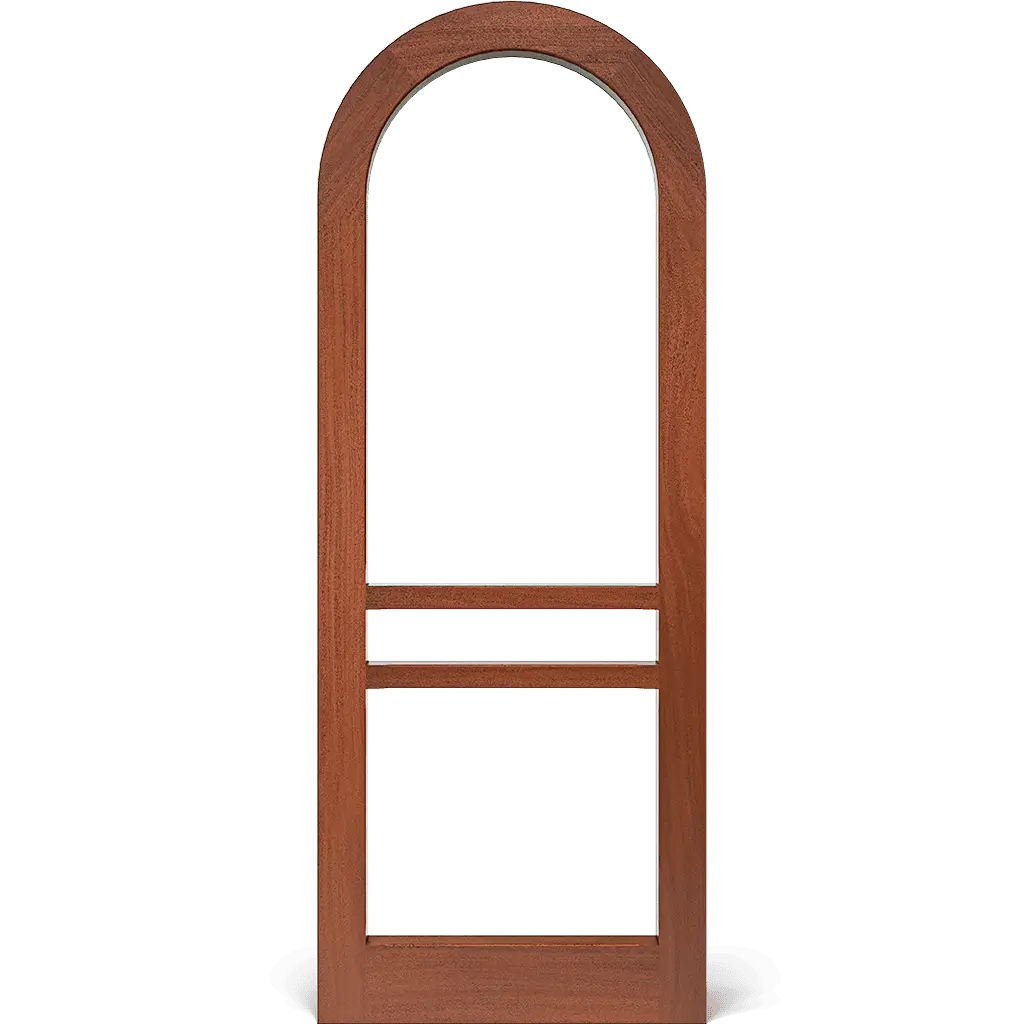 Contemporary Round Top Screen & Storm Door