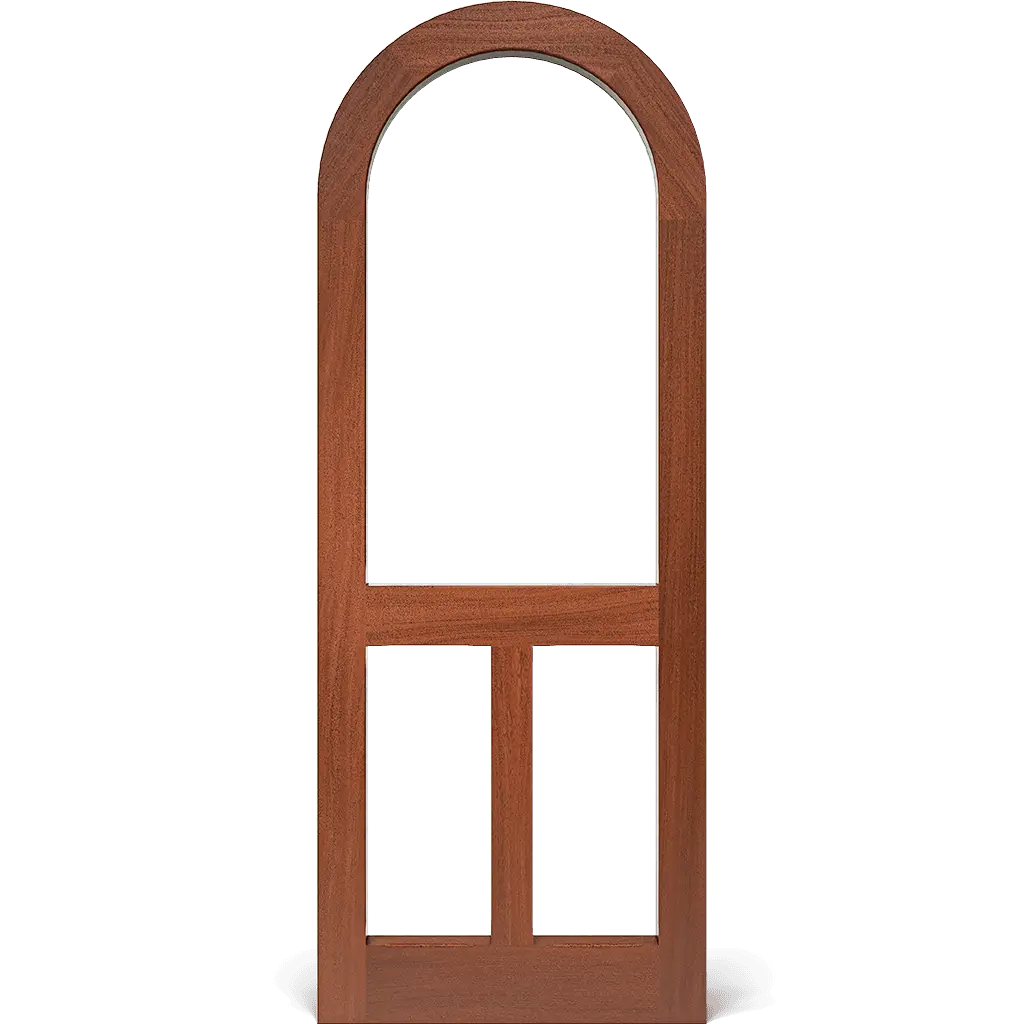 Old Fashion Round Top Screen & Storm Door