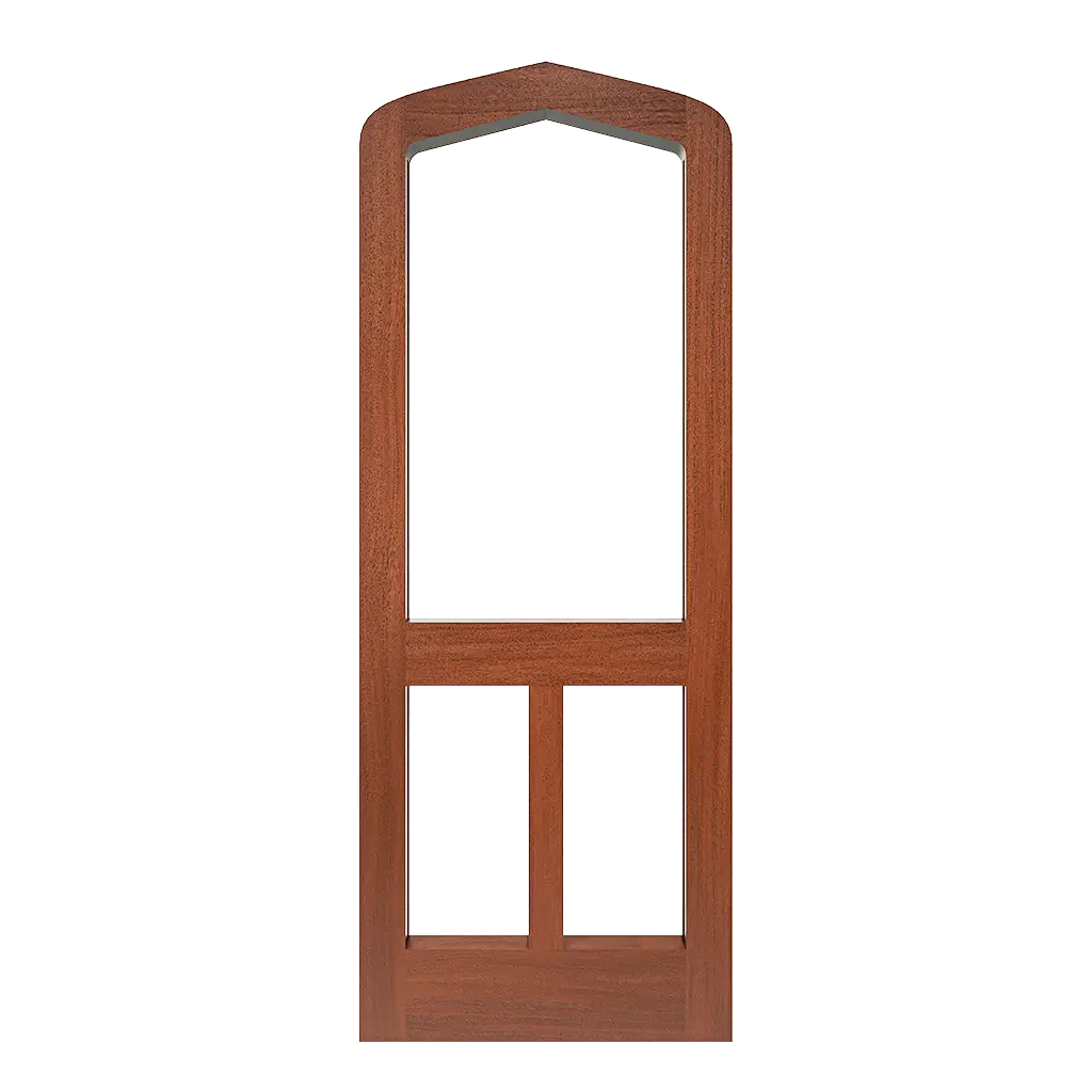 Old Fashion Tudor Arch Screen & Storm Door