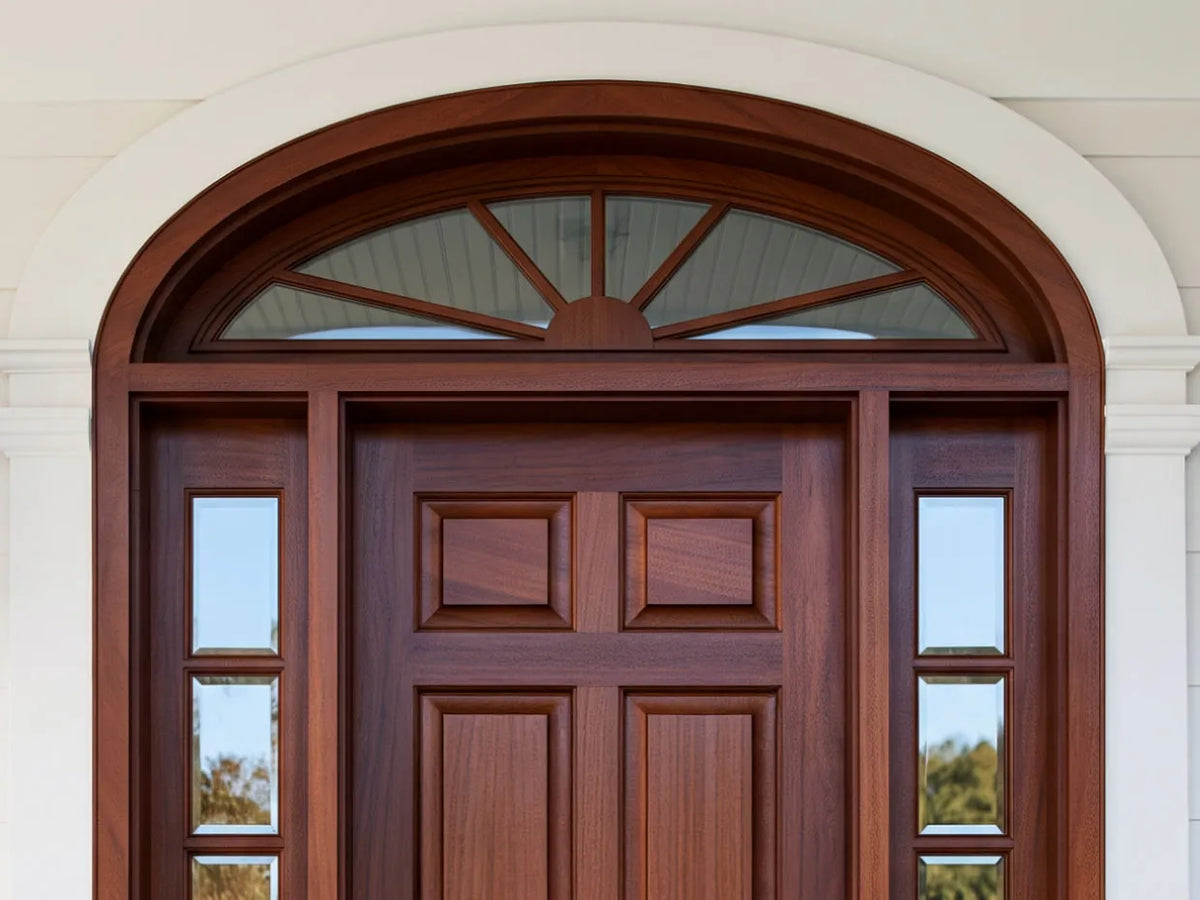 Custom colonial arch transom