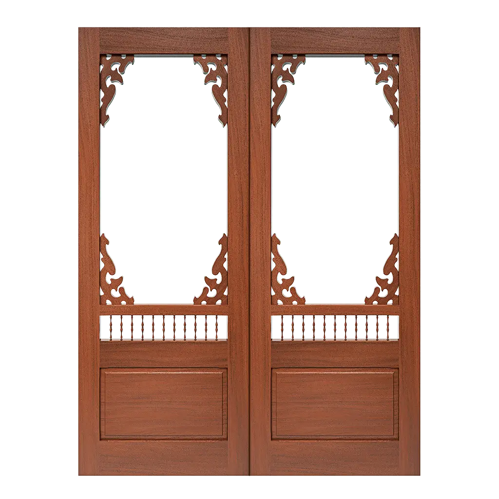 Bay View Victorian Double Screen & Storm Door