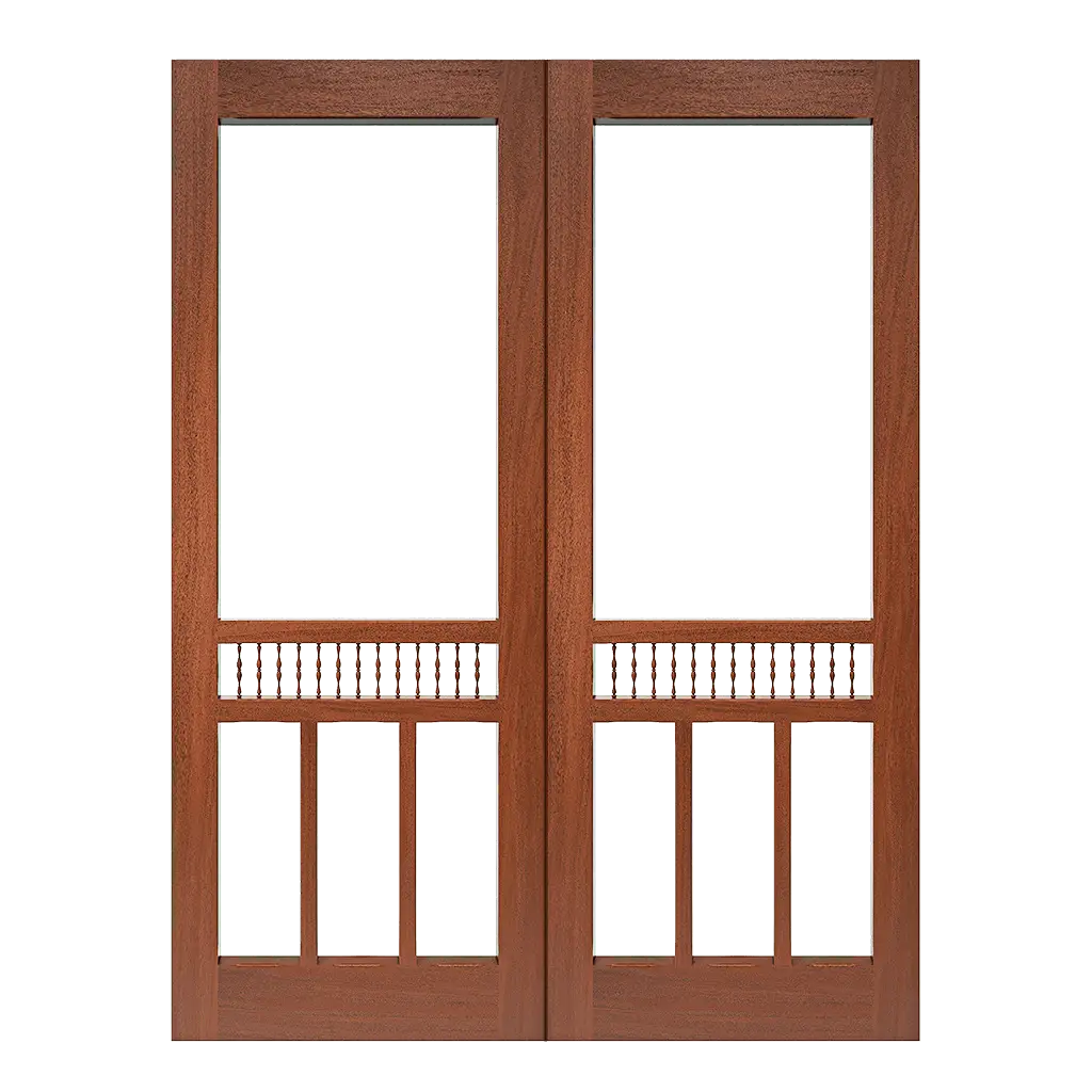 Cottage Charm Victorian Double Screen & Storm Door