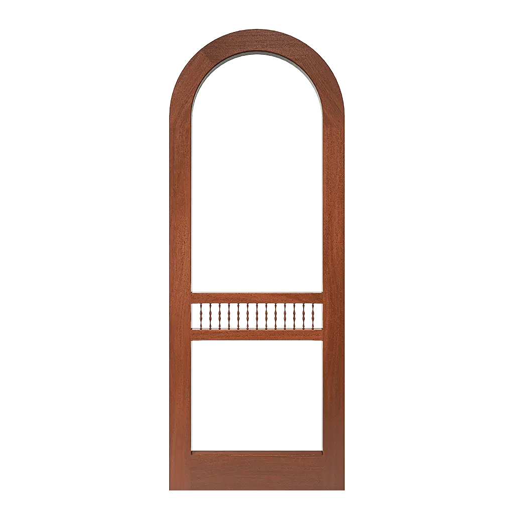 Plantation Round Top Screen & Storm Door