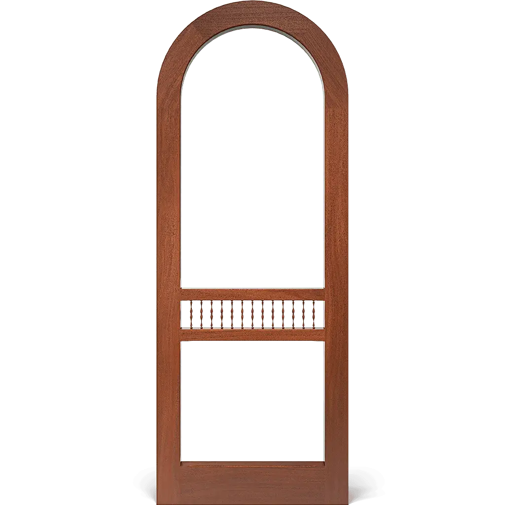 Plantation Round Top Screen & Storm Door