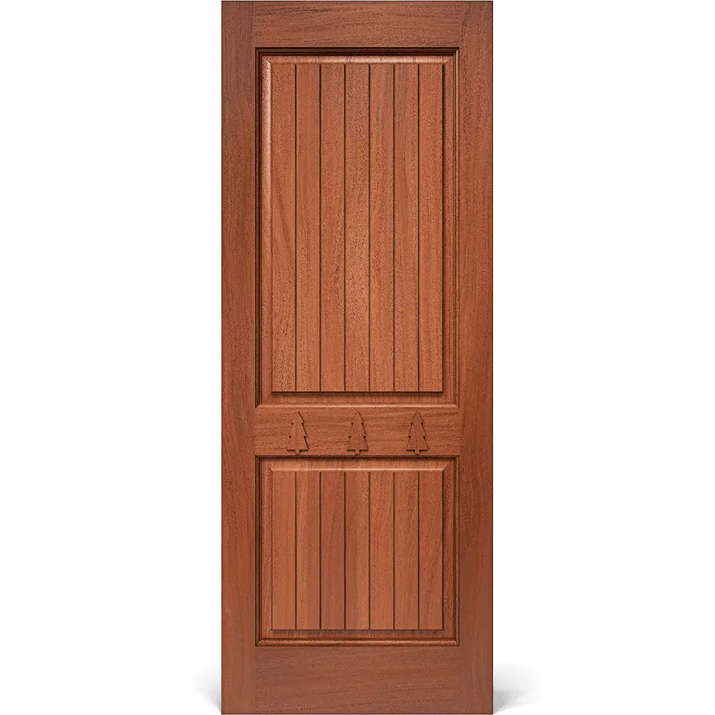 Pine Brook Rustic Solid Wood Interior Door