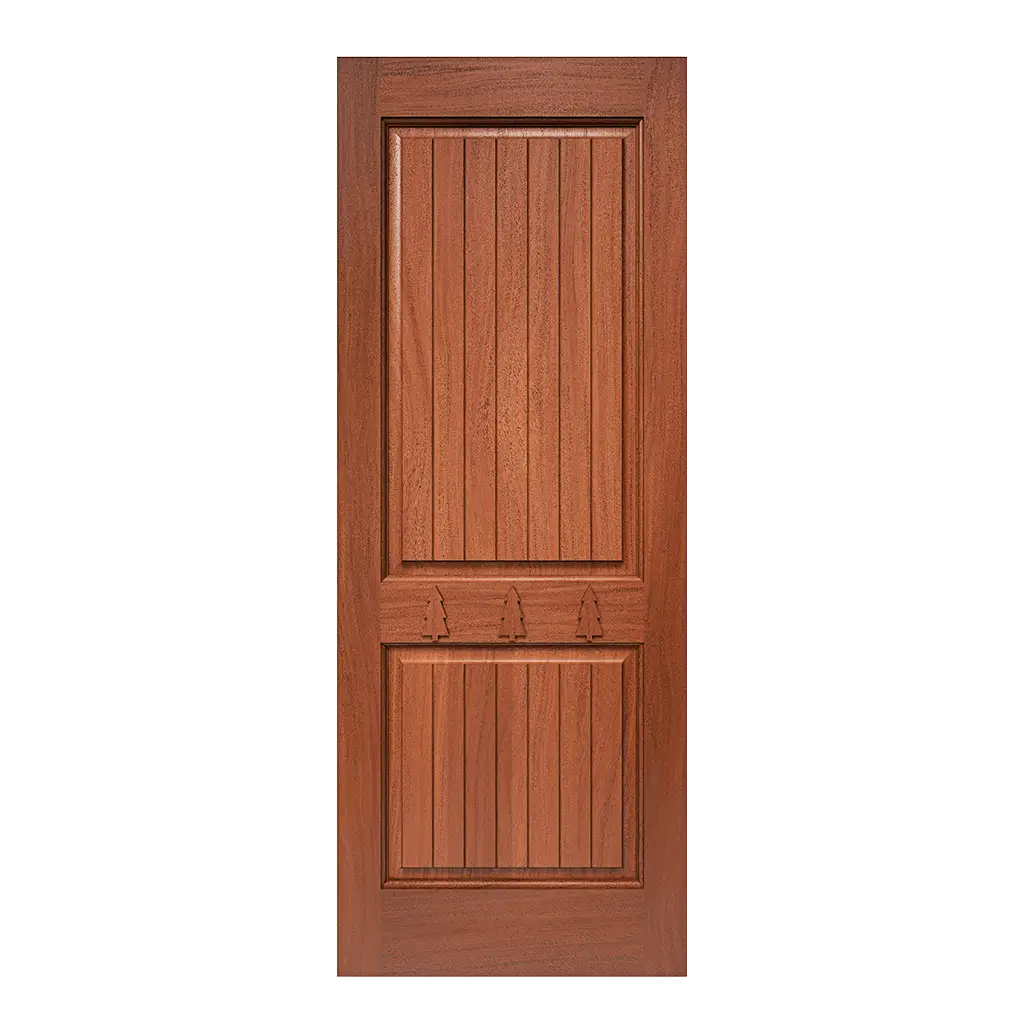Pine Brook Rustic Solid Wood Interior Door