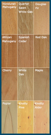 Select Your Wood - click here