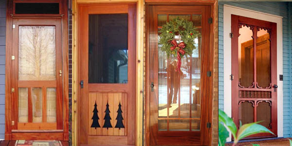 wood screen doors custom screen doors