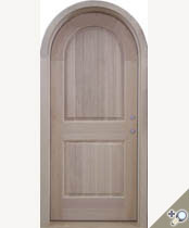 D119RT Round Top Solid Wood Door