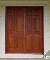 DB104 Solid Wood Double Door
