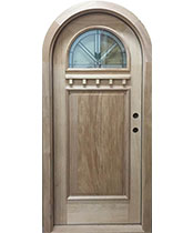 C408RT - Round Top Craftsman Door