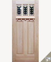 C403-SG Stained Glass Craftsman Door