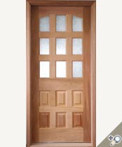SG-100 Stained Glass Entrance Door